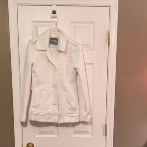 Charlotte Russe Off-White Pea Coat